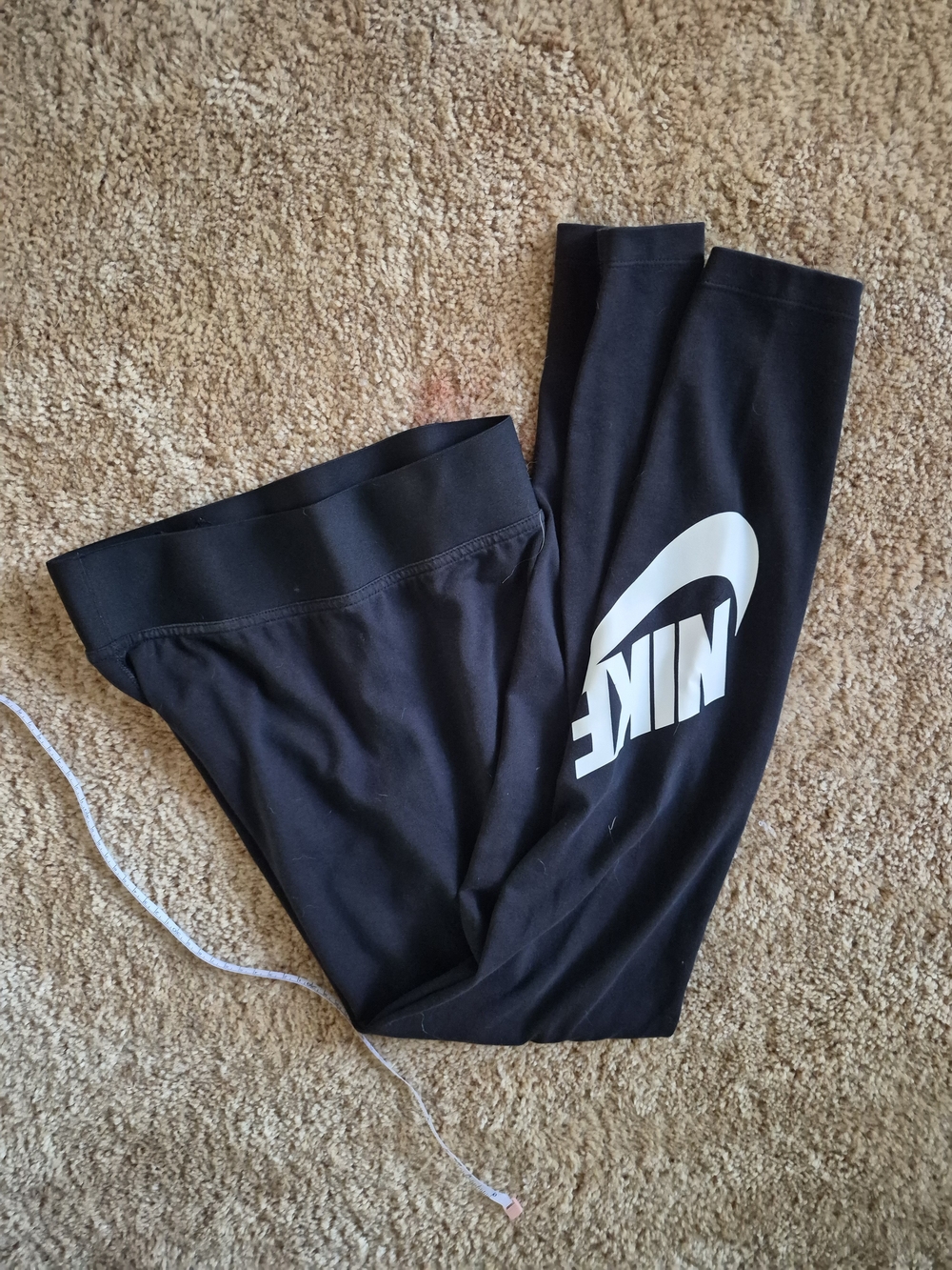 Nike Black Logo Leggings Size Small